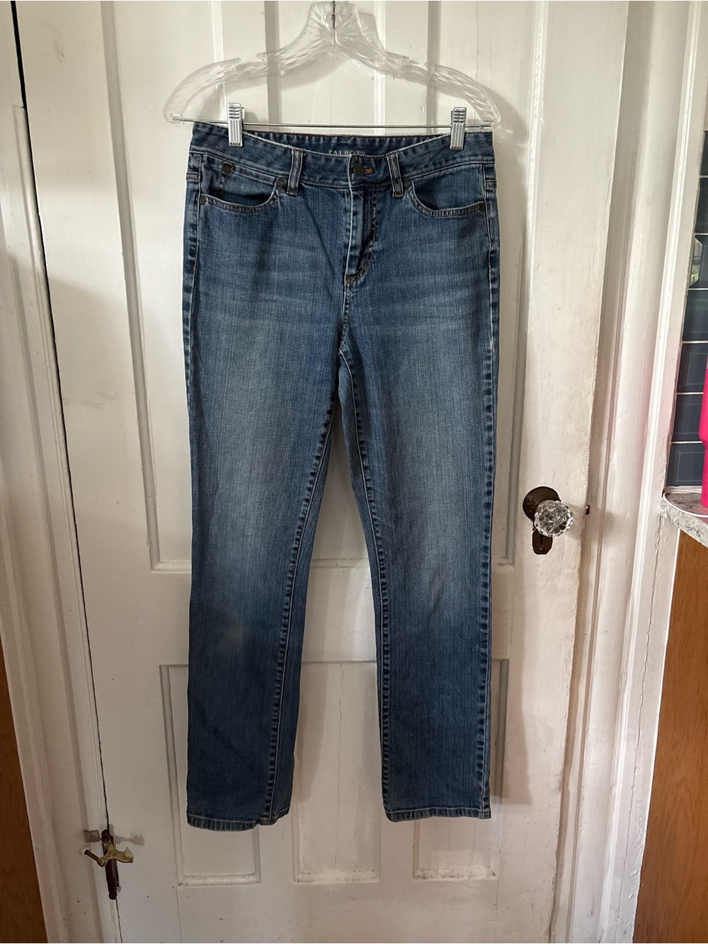 Talbots Straight Leg Jeans in Blue Denim